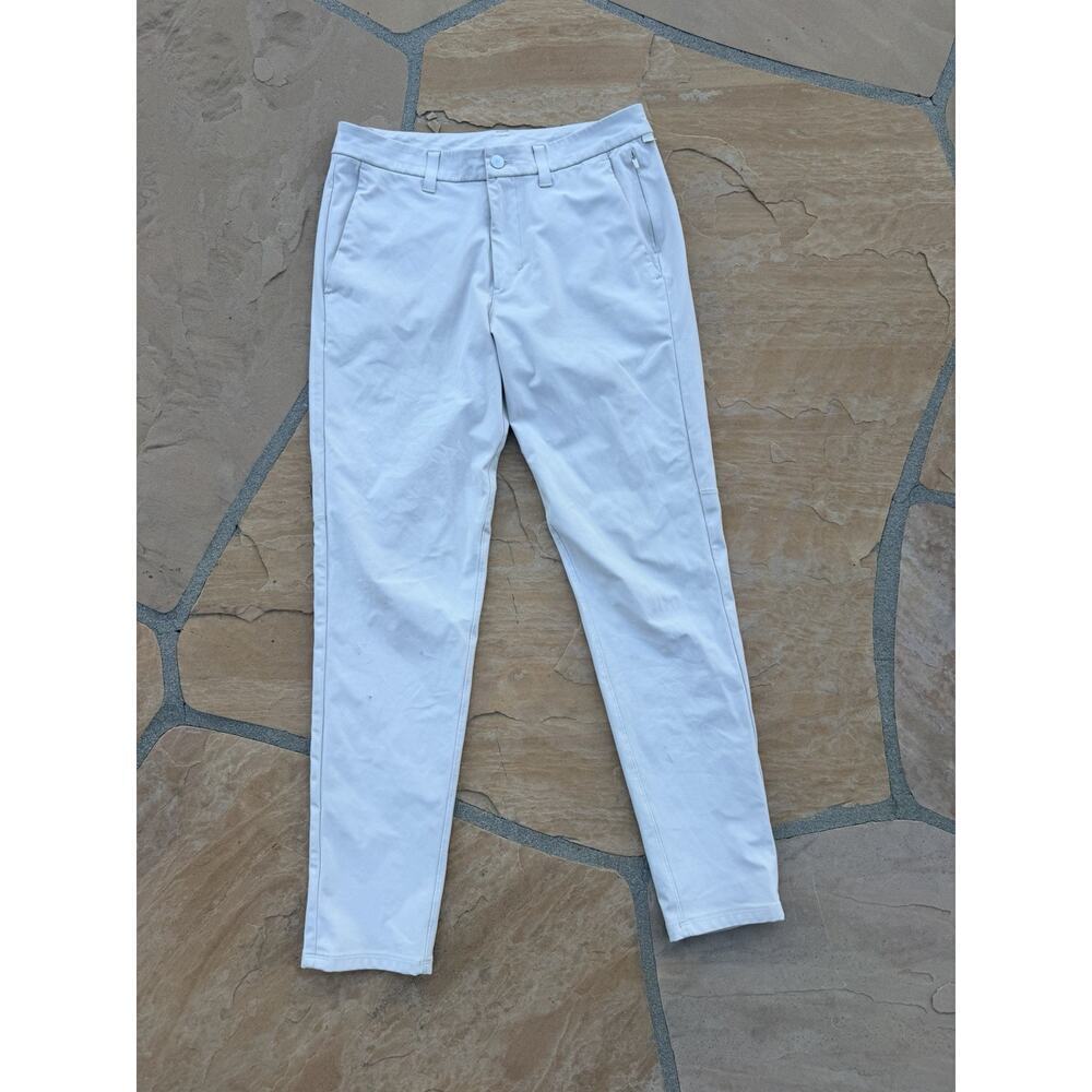 Lululemon Commission Pant Slim Warpstreme Chino Mens 31 Beige M5975S